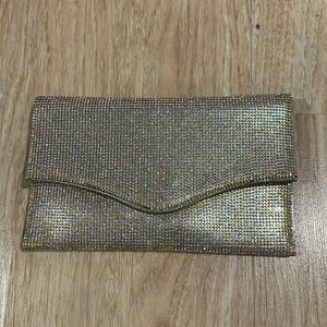 Miss Lola Silver Cutch Bag